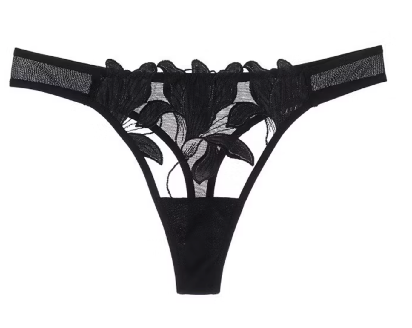 Claire BLACK FLORAL UNDIES