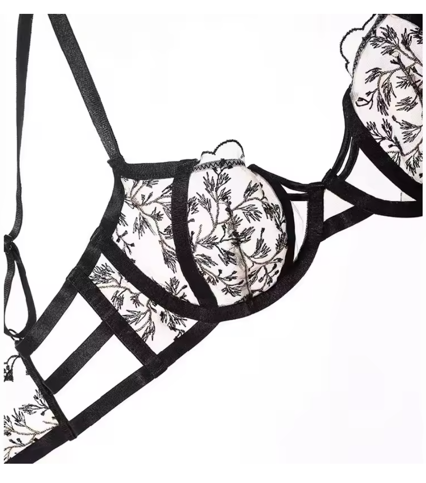 Isabelle Lace Floral Lingerie Set