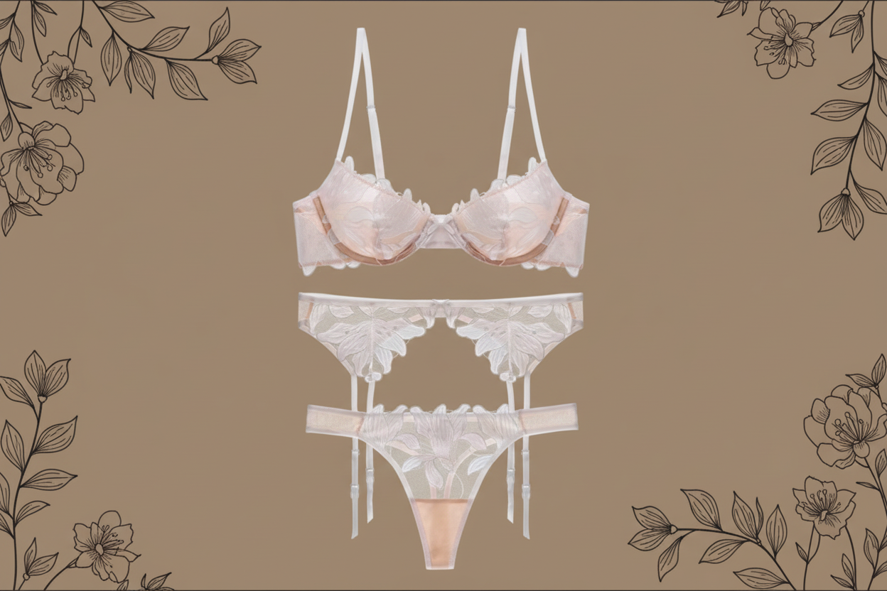 Juliette 3pc Lace Lingerie Set