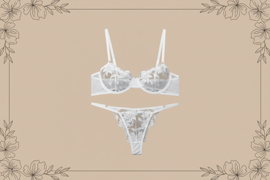 Amélie White Lace Lingerie Set