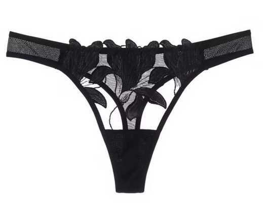 Claire BLACK FLORAL UNDIES